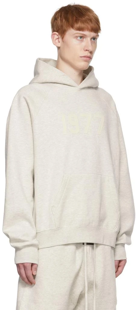 Essentials Off-White Cotton Hoodie 2