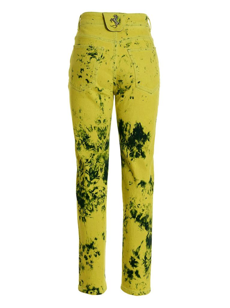 Ferrari Ferrari Tie Dye Pattern Jeans