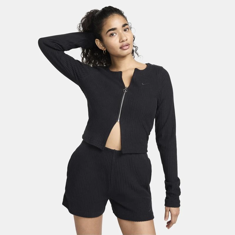 NIKE Nike Chill Knit Rib F/Z Cardigan - Women's 1