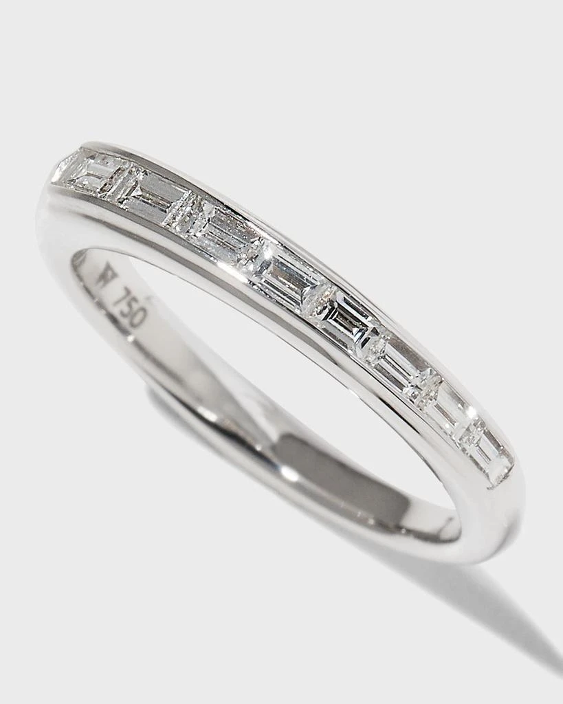 Stephen Webster Baguette Stack Ring with Diamonds and White Gold 3