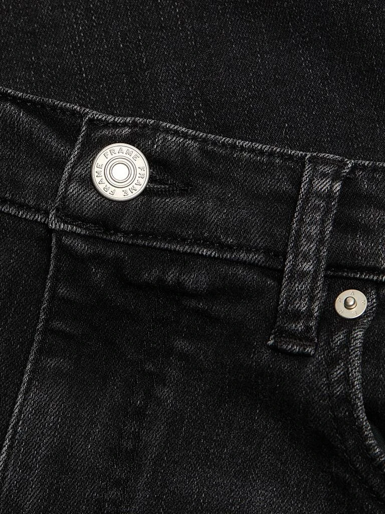 FRAME The Mellow Mid-Rise Crop Straight-Leg Jeans 7