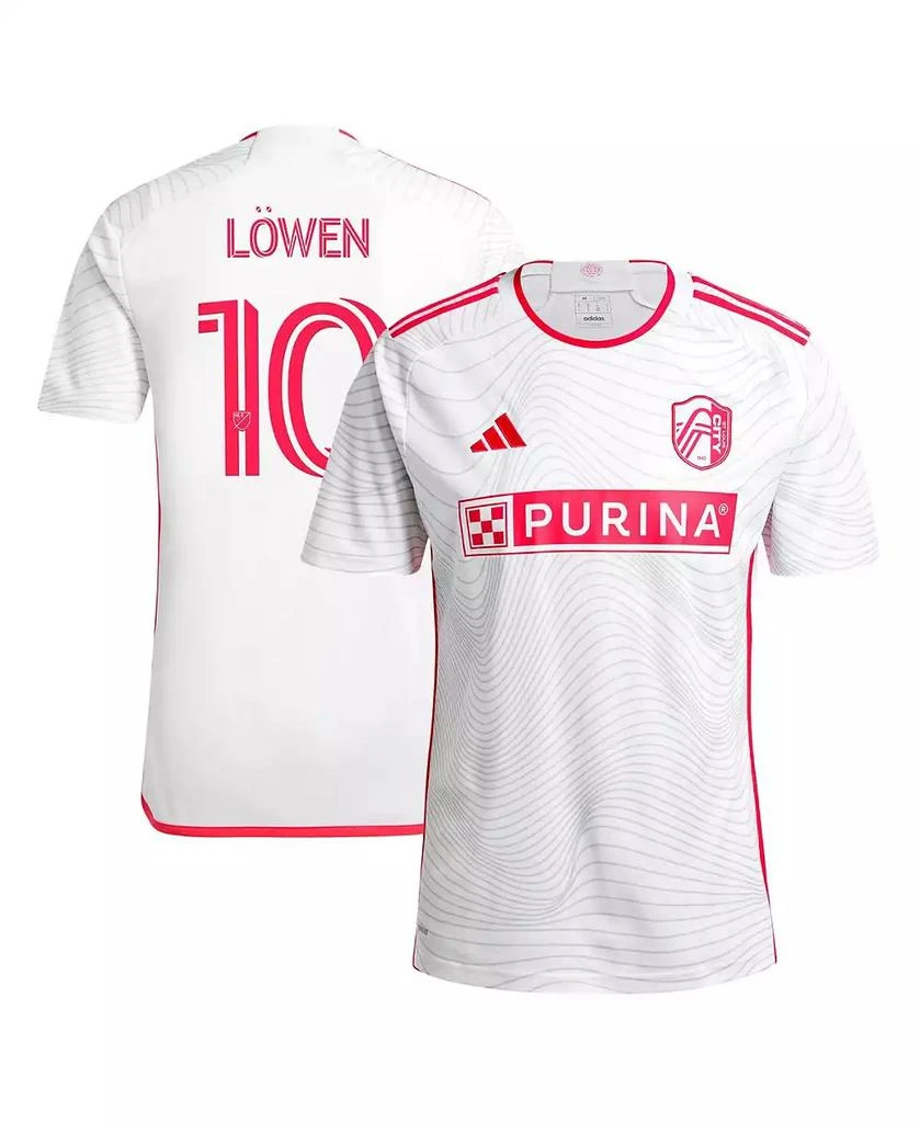 Adidas Men's Eduard Lowen White St. Louis City SC 2024 The Confluence Kit Replica Player Jersey 1