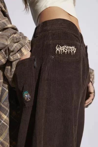 Wasted Paris Wasted Paris UO Exclusive Casper Corduroy Embroidered Pant 5