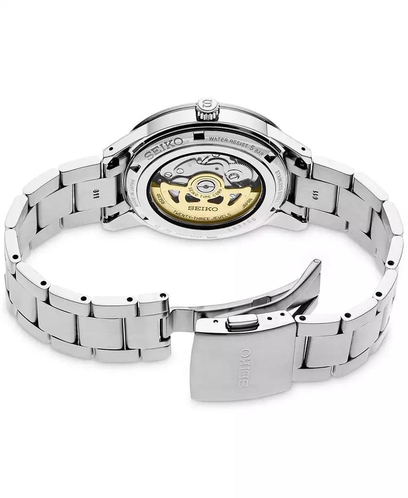 Seiko Men's Automatic Presage Stainless Steel Bracelet Watch 41mm 2