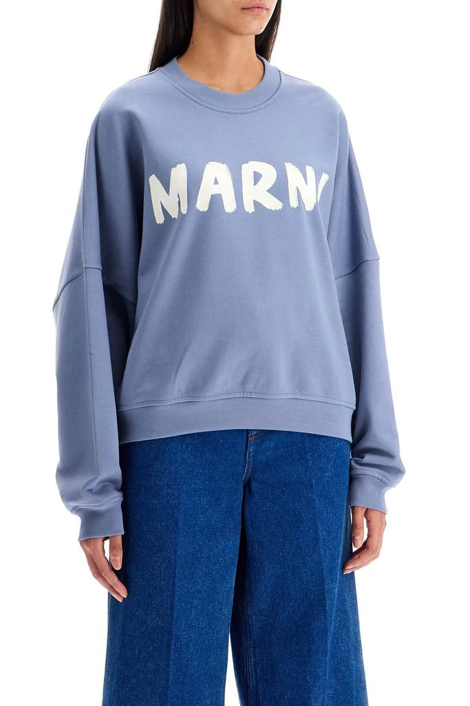Marni crewneck sweatshirt with logo 2