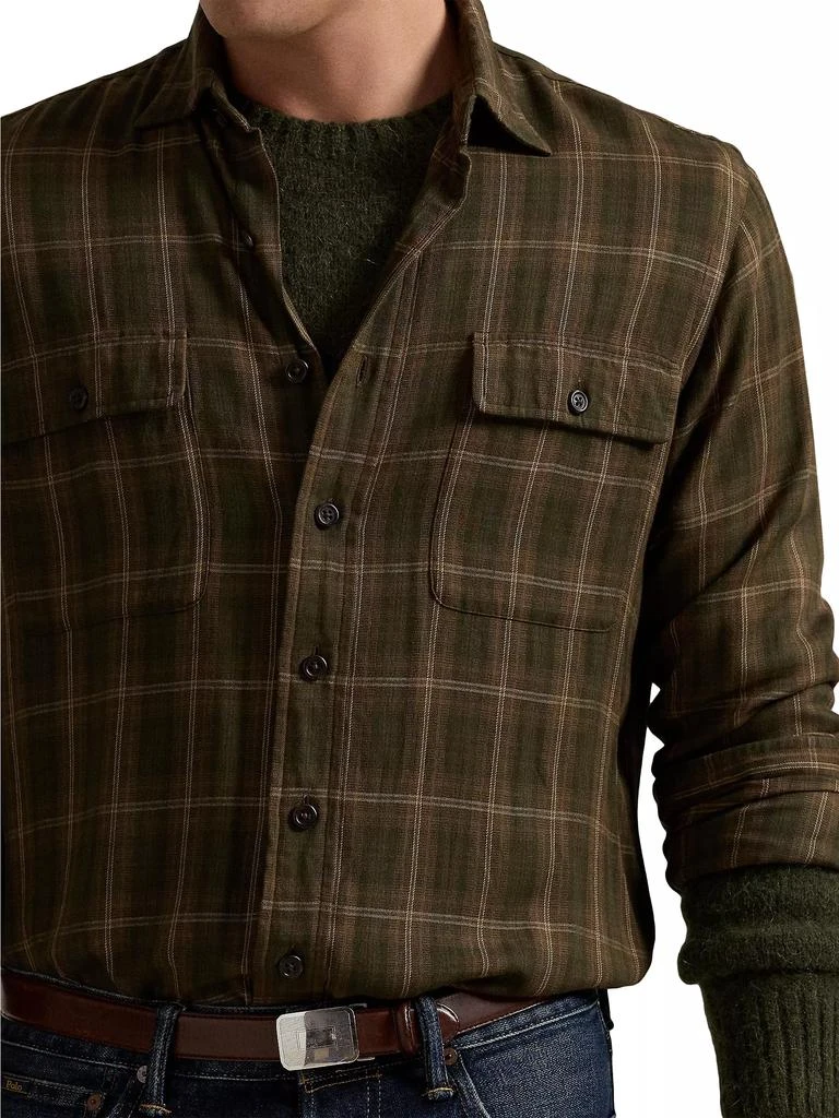 Ralph Lauren Plaid Relaxed Button-Up Shirt 5