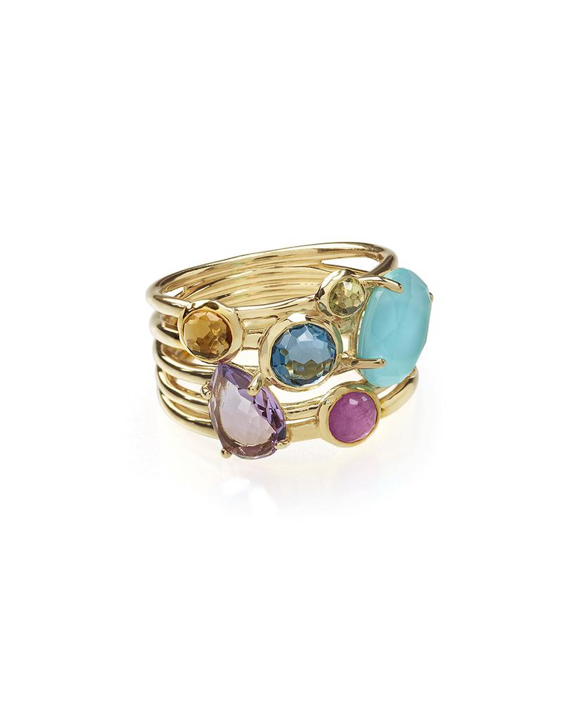 Ippolita 18k Rock Candy Gelato 6-Stone Cluster Ring