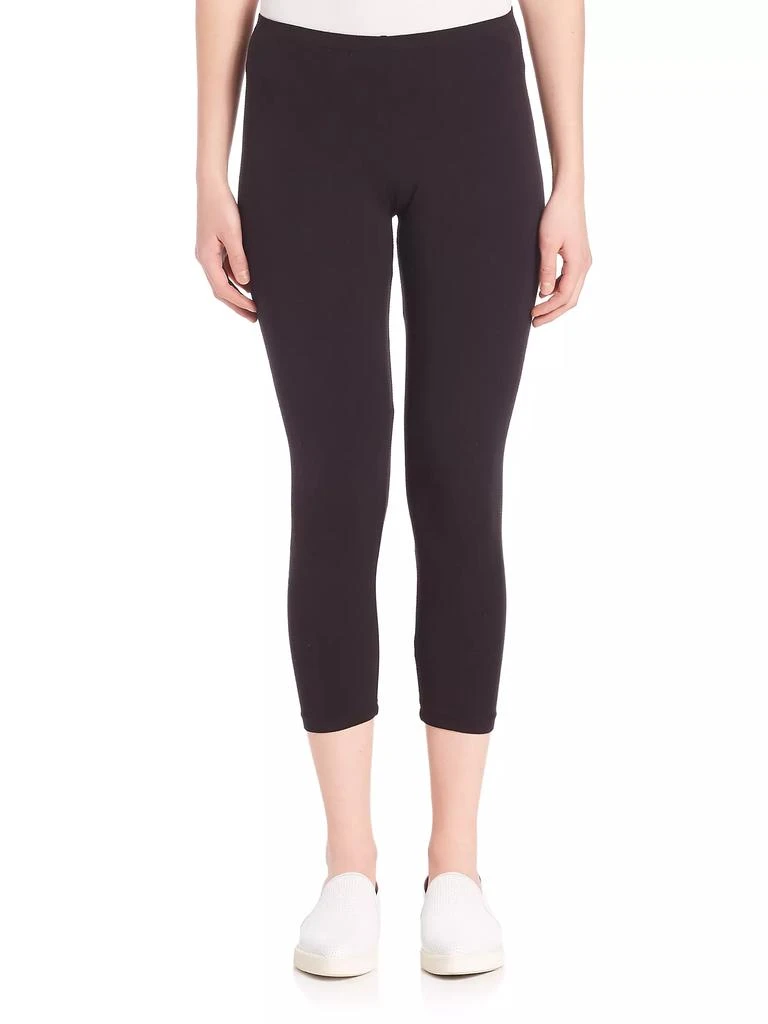Splendid Cropped Stretch Cotton Leggings 3
