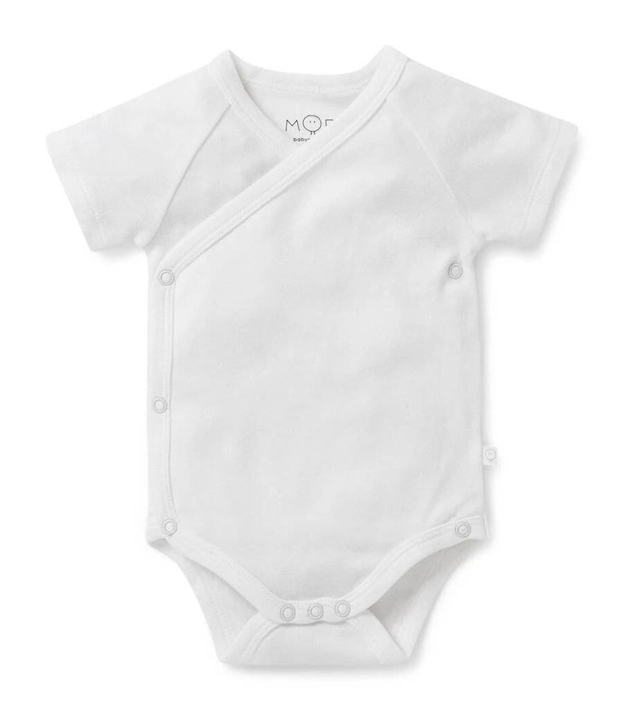 MORI Cotton Kimono Bodysuit (0-18 Months) 1