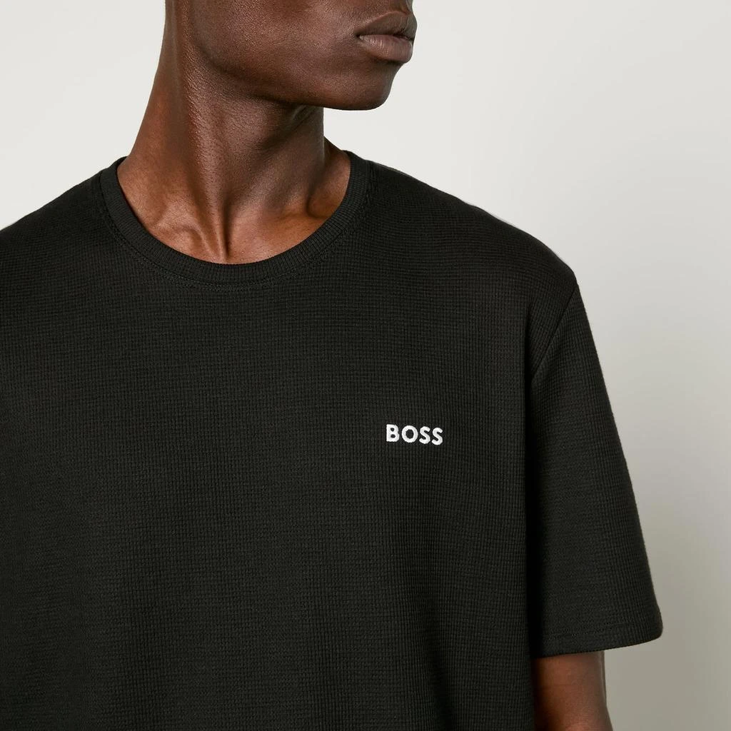 BOSS Bodywear BOSS Bodywear Lounge Waffle Cotton-Blend Jersey T-Shirt 4