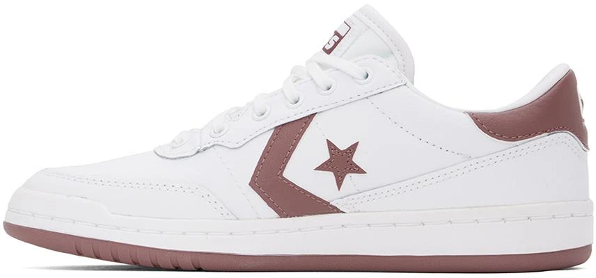 Converse White & Brown CONS Fastbreak Pro Sport Low Top Sneakers 3