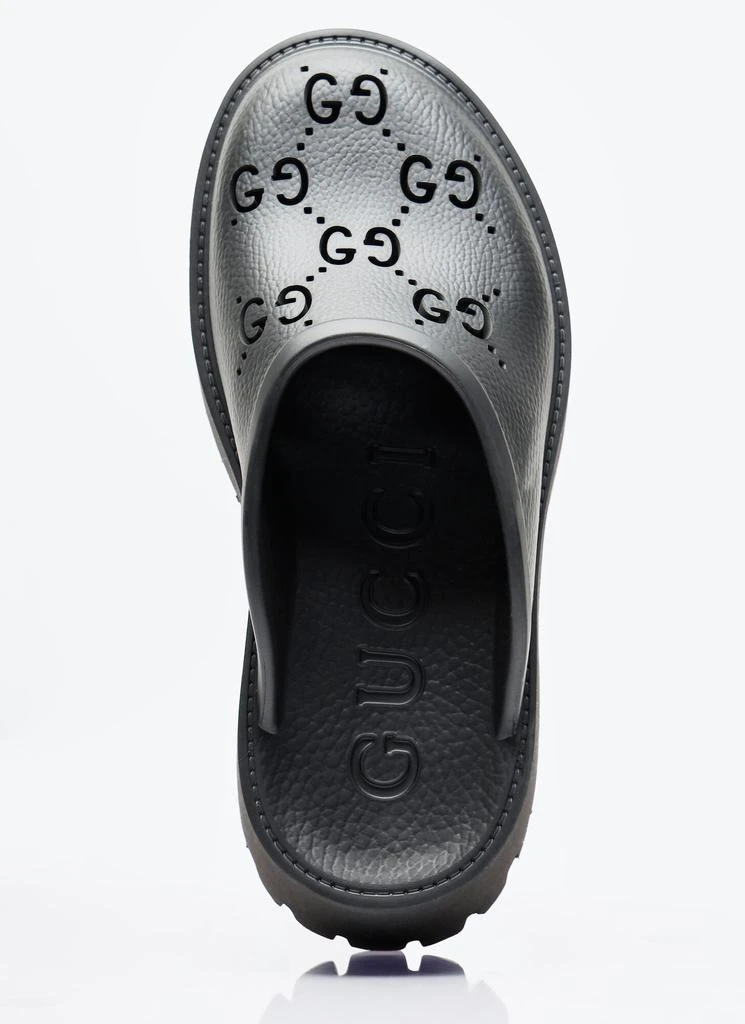 Gucci Perforated G Platform Mules 7