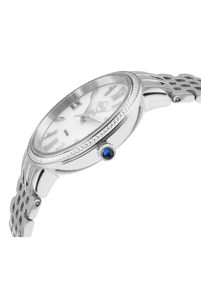 GV2 Women's Genoa Diamond Dial Bracelet Watch, 37mm 3