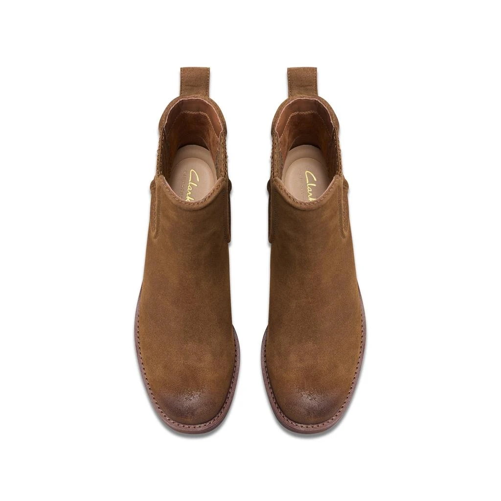 Clarks Chamberly Top in Brown Suede 5