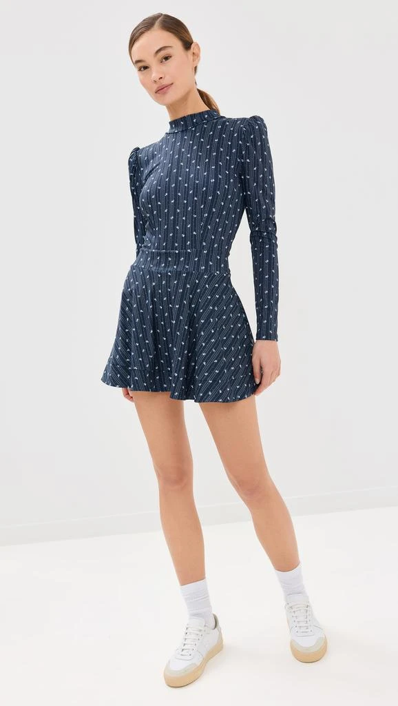Byrdie Golf Social Wear Long Sleeve Montauk Mini Dress 4
