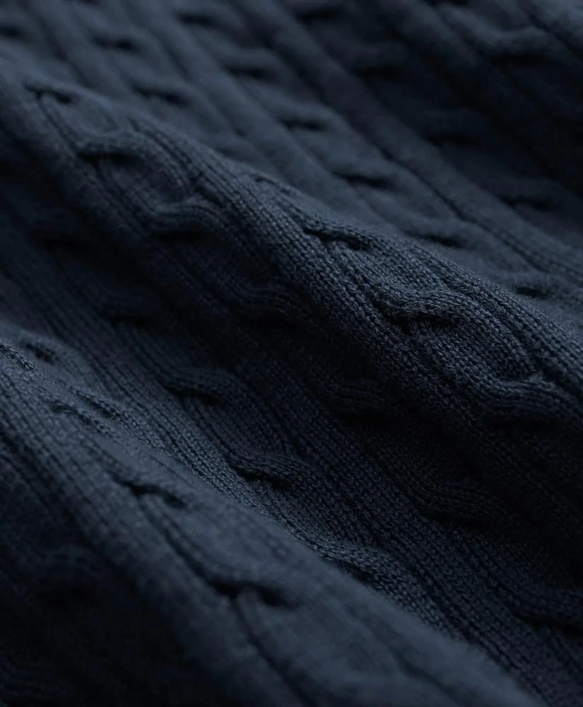 Brooks Brothers Cable Knit Archive Tennis Polo in Supima® Cotton 3