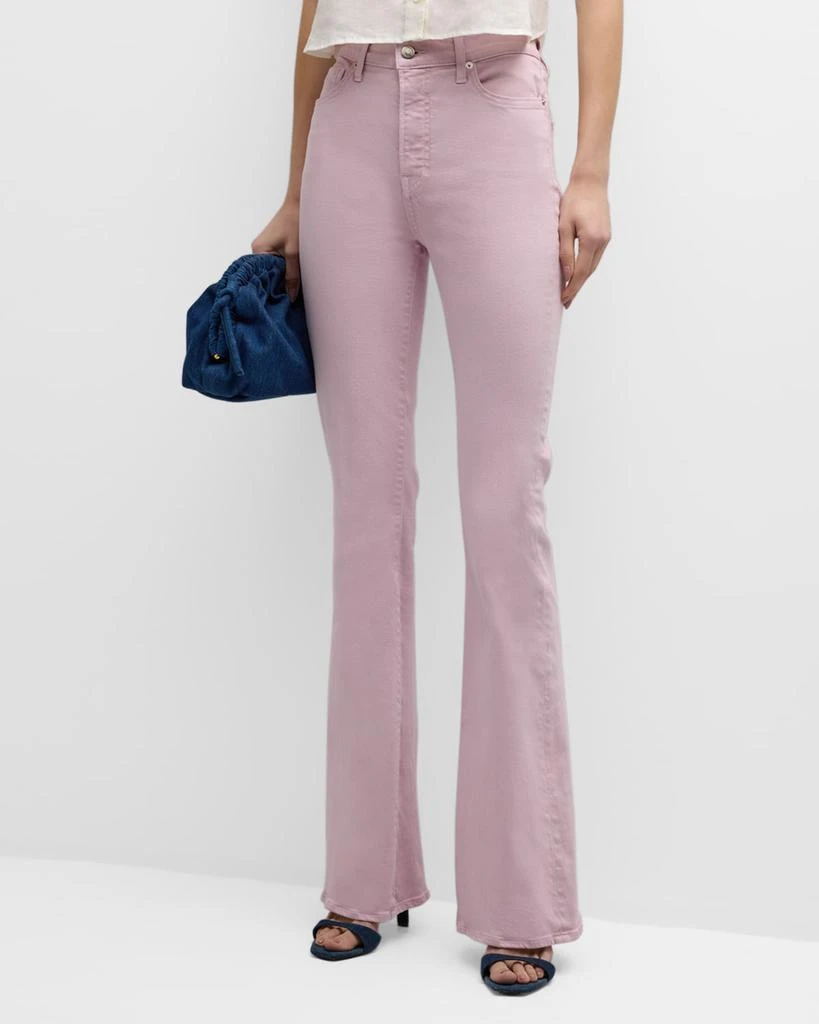 VERONICA BEARD Beverly High-Rise Skinny Flare Jeans 1
