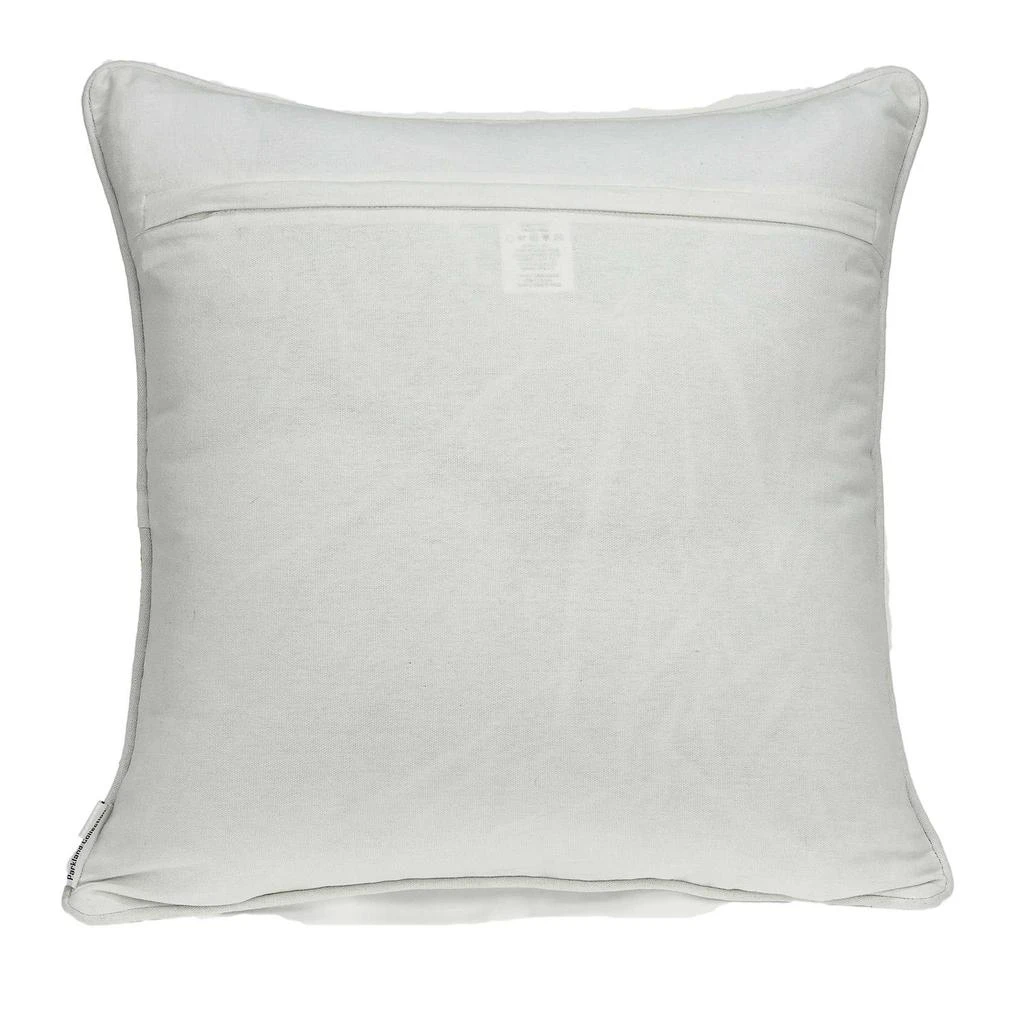 Hivvago 20" X 7" X 20" Cool Transitional Gray And White Pillow Cover With Poly Insert 4