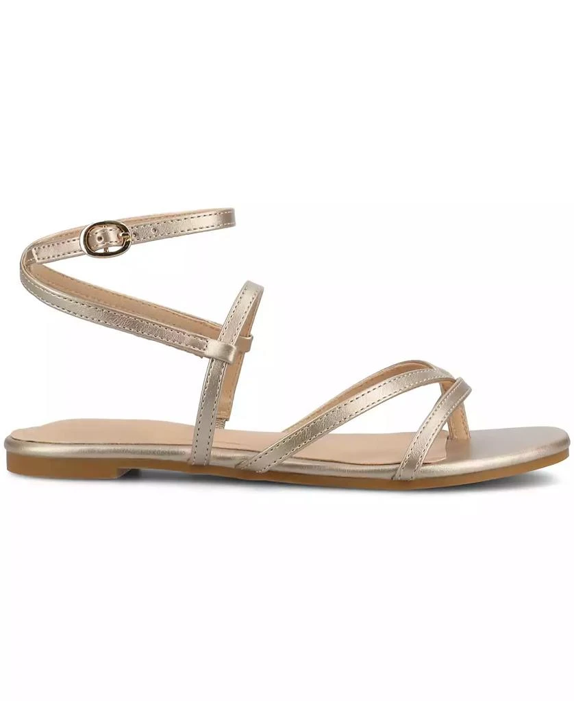 Journee Collection Women's Serissa Multi Strap Flat Sandals 2