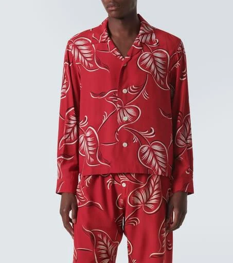 BODE Creeping Begonia printed shirt 3