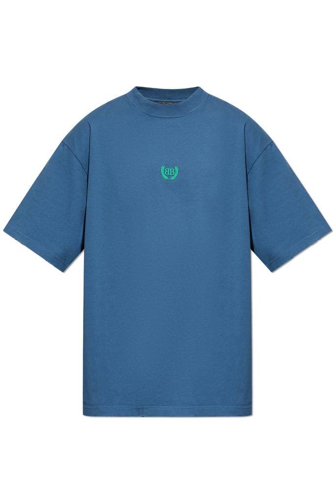 関税込【BALENCIAGA】Surfer Vintage コットンTシャツ BALENCIAGA - Surfer Cracked Vintage Cotton T-shirt Balenciaga