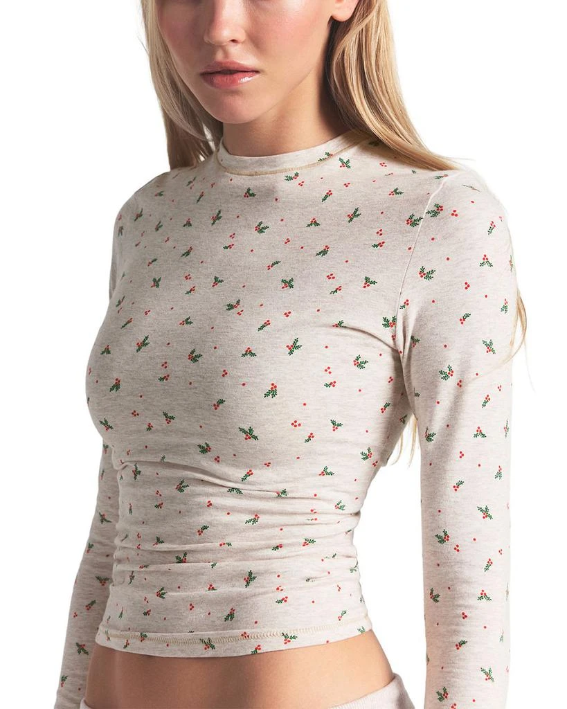 SKIMS Cotton Jersey Long Sleeve Tee 3