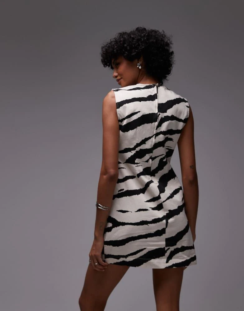 Topshop denim shift dress in zebra print  On Sale Now with Up to 60% Off |  Discover Exclusive Deals & Savings at BeyondStyle  Authentic Topshop  Home|women with Limited-Time Discounts, Free