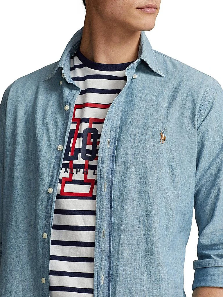 Ralph Lauren Classic-Fit Chambray Shirt 7