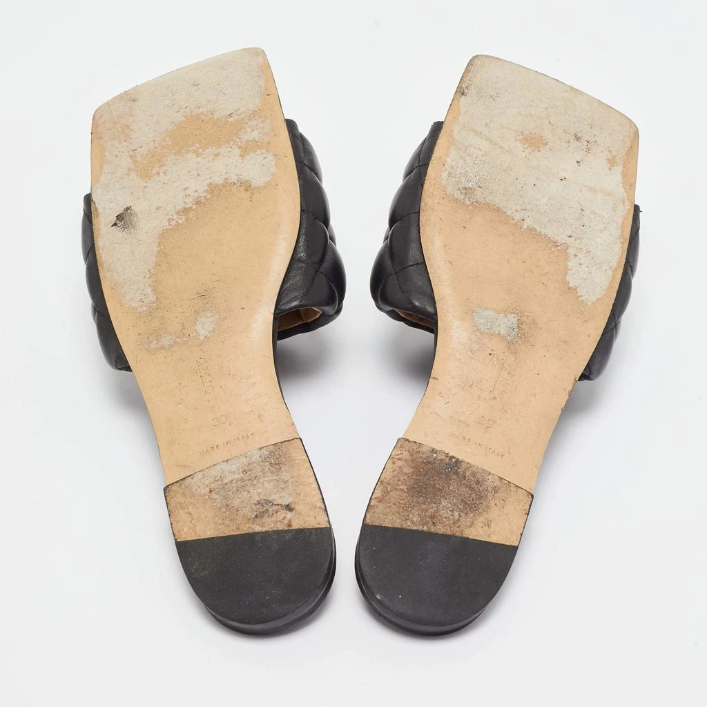 Bottega Veneta Bottega Veneta Black Leather Lido Flat Slides Size 39 6