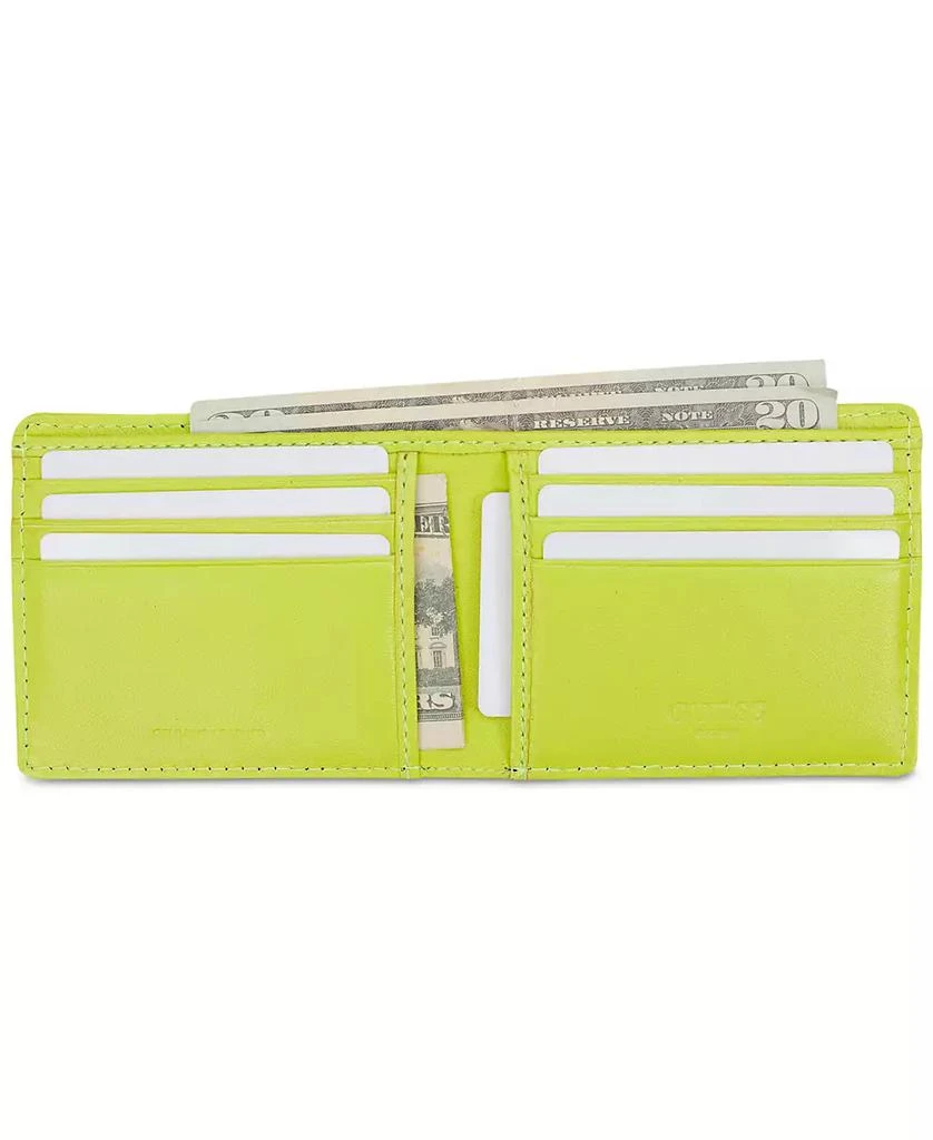 GUESS Men's Dinate Signature Stripe Quatro-G Print RFID Slimfold Wallet 3