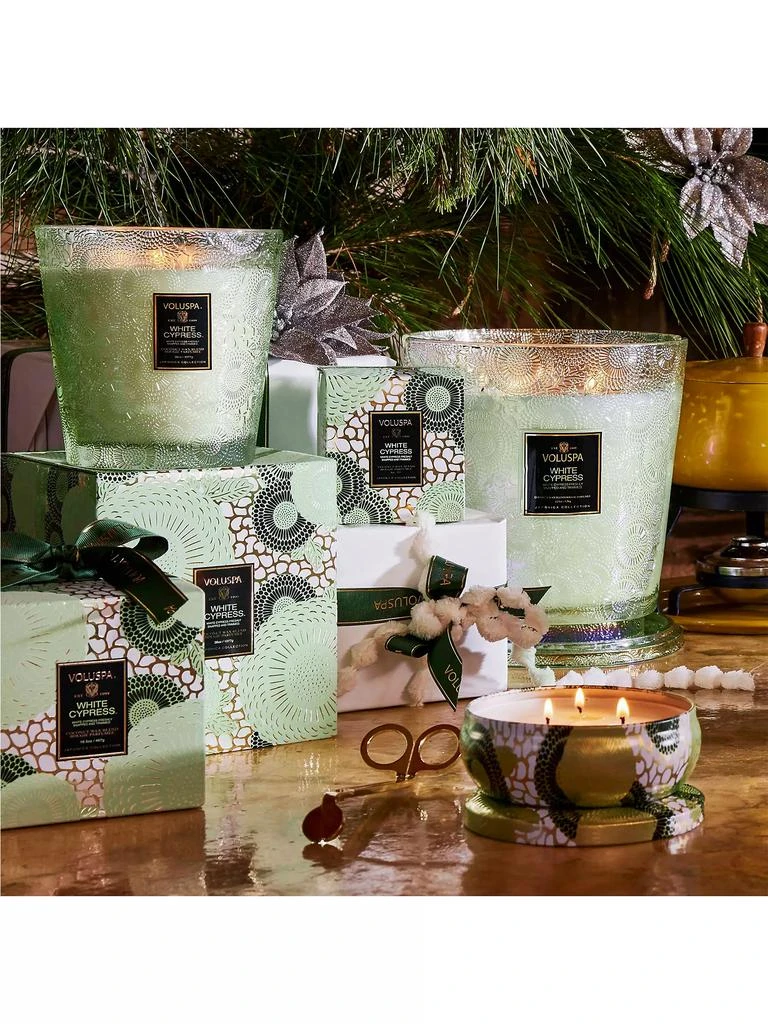 Voluspa White Cypress 5-Wick Candle 3