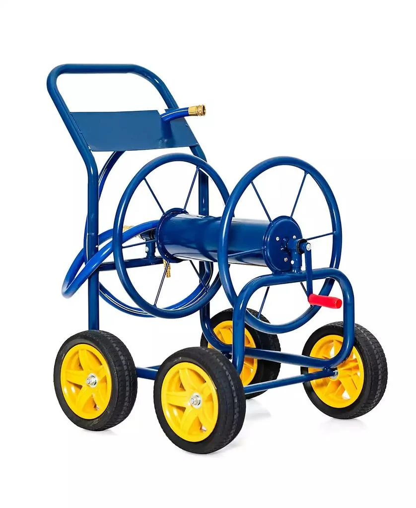 INOLAIT Garden Hose Reel Cart Holds 330ft of 3/4 Inch or 5/8 Inch Hose