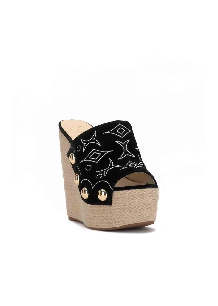 Jessica Simpson Women's Vadim Espadrille Wedge Heels In Black 1