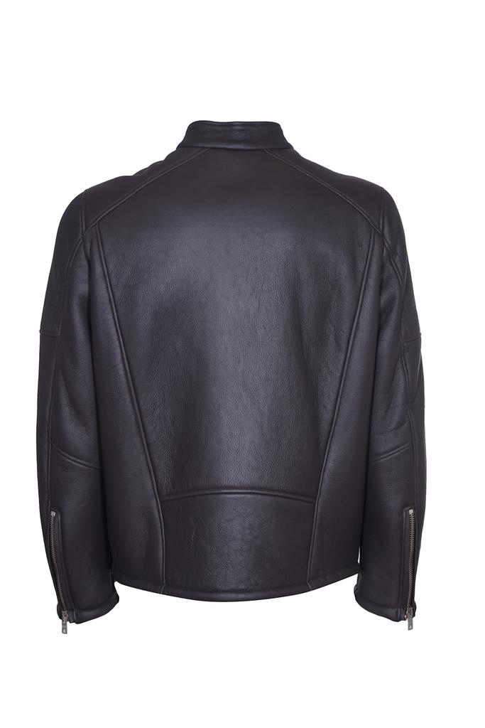 D-FOUR Buttoned Neck Zip Jacket