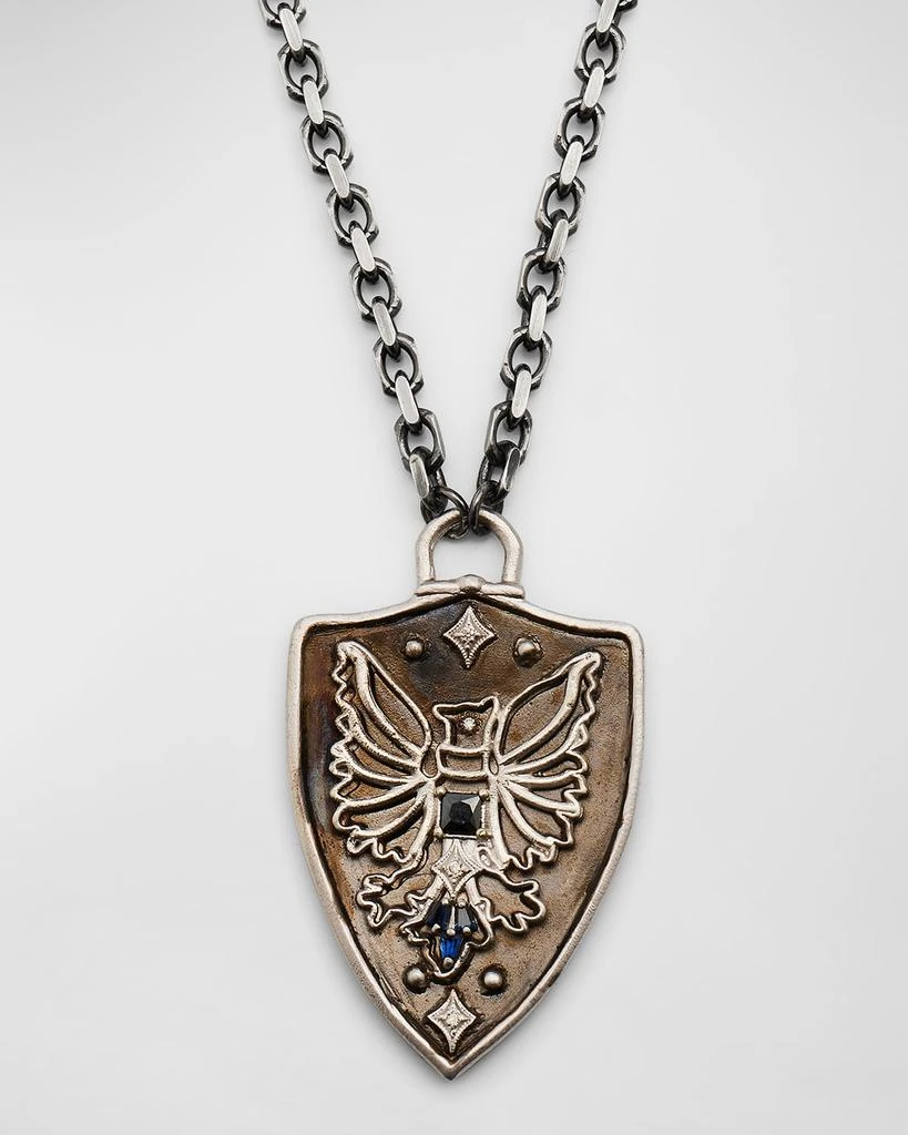 Armenta Men's Griffin Shield Pendant 1