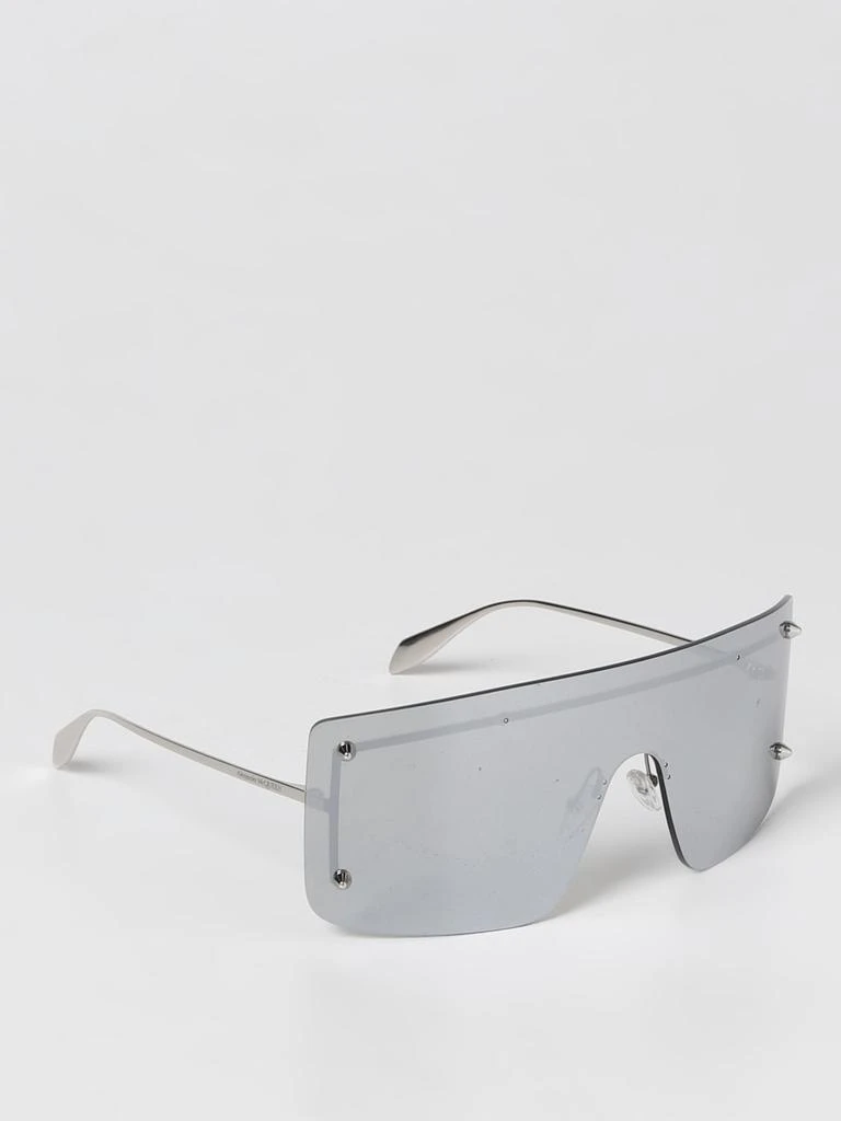 ALEXANDER MCQUEEN Alexander McQueen metal sunglasses with mirrored lenses 1