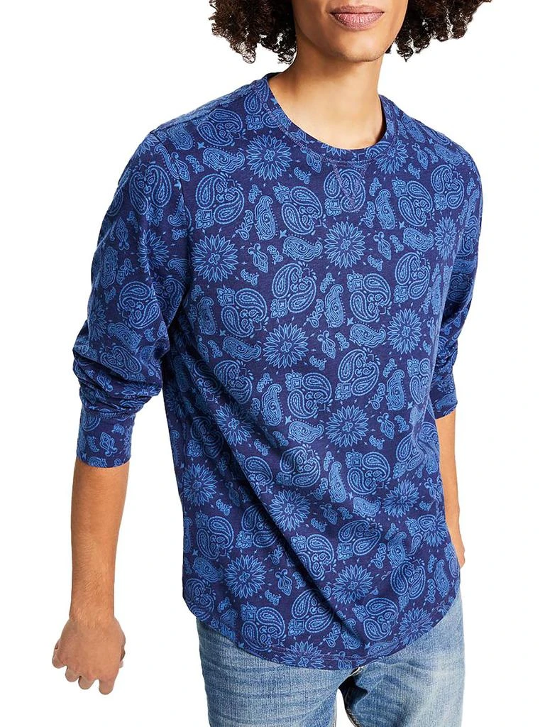 Sun + Stone Mens Printed Knit T-Shirt 1