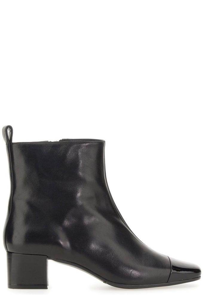 ロングブーツ CAREL FW24 MALAGA BOOT (331592 BLACK WHIT) Malaga - Black and white swan leather boots | Carel Paris