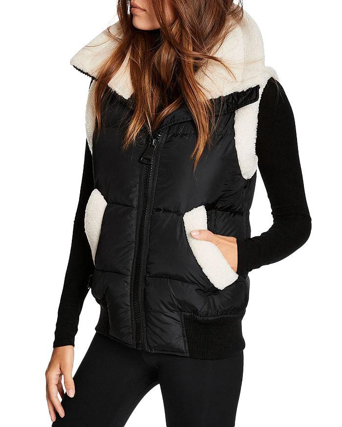 SAM. Billie Sherpa Trim Puffer Vest 6