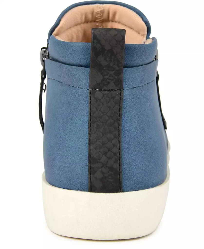Journee Collection Women's Frankie Side Zip Sneaker 10