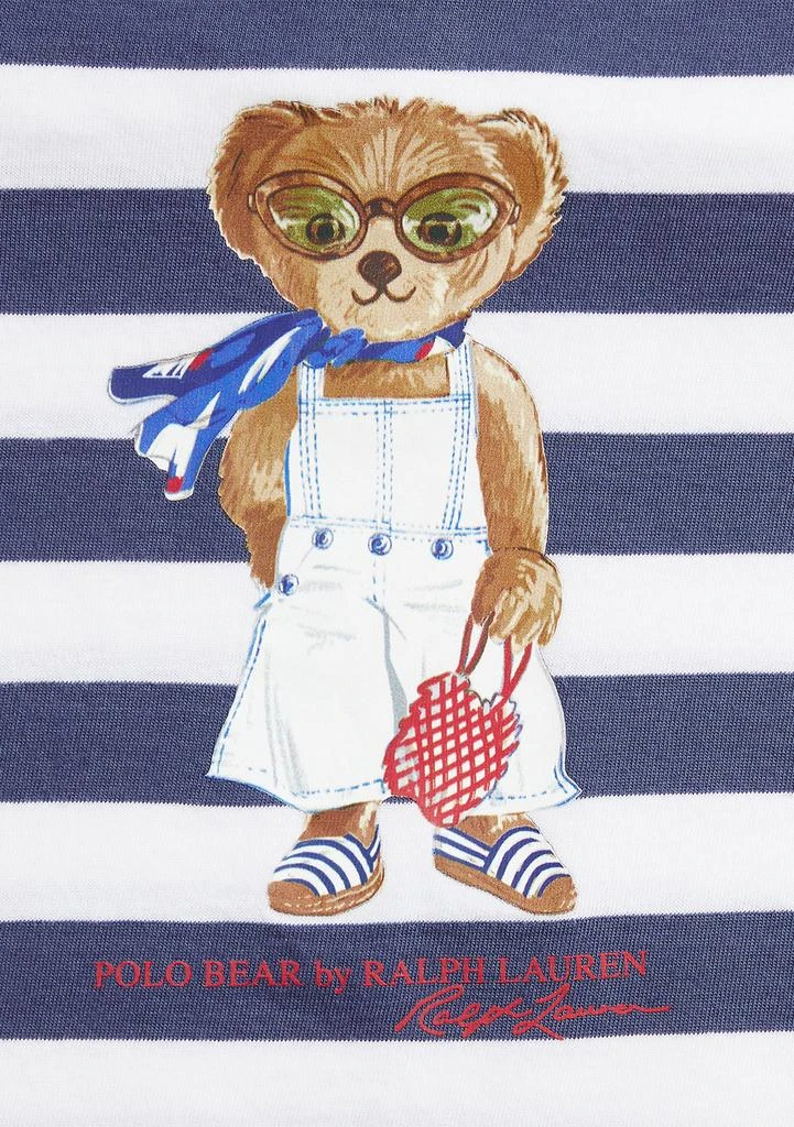 Ralph Lauren Baby Girls Polo Bear Cotton T-Shirt 
Twill Short Set 3