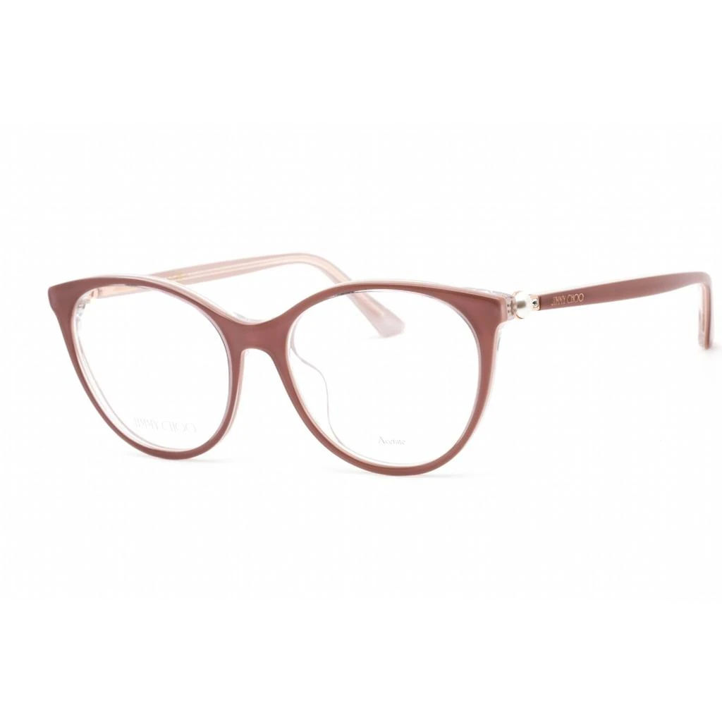 Jimmy Choo Jimmy Choo Women's Eyeglasses - Full Rim Cat Eye Pearlized Nude | JC378/G 0Y9A 00 1