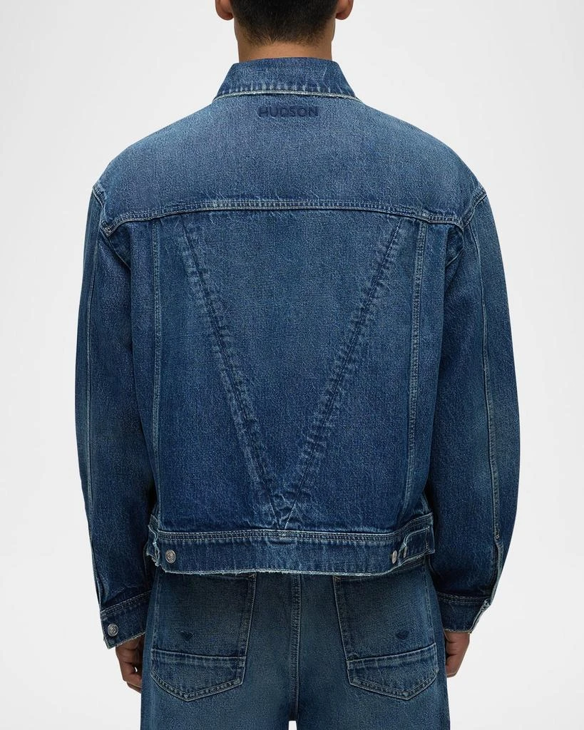 Hudson Men's Denim Trucker Jacket 3