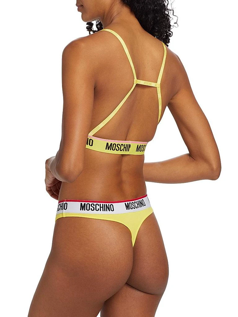 Moschino Donna Logo-Detailed Bikini Top 4