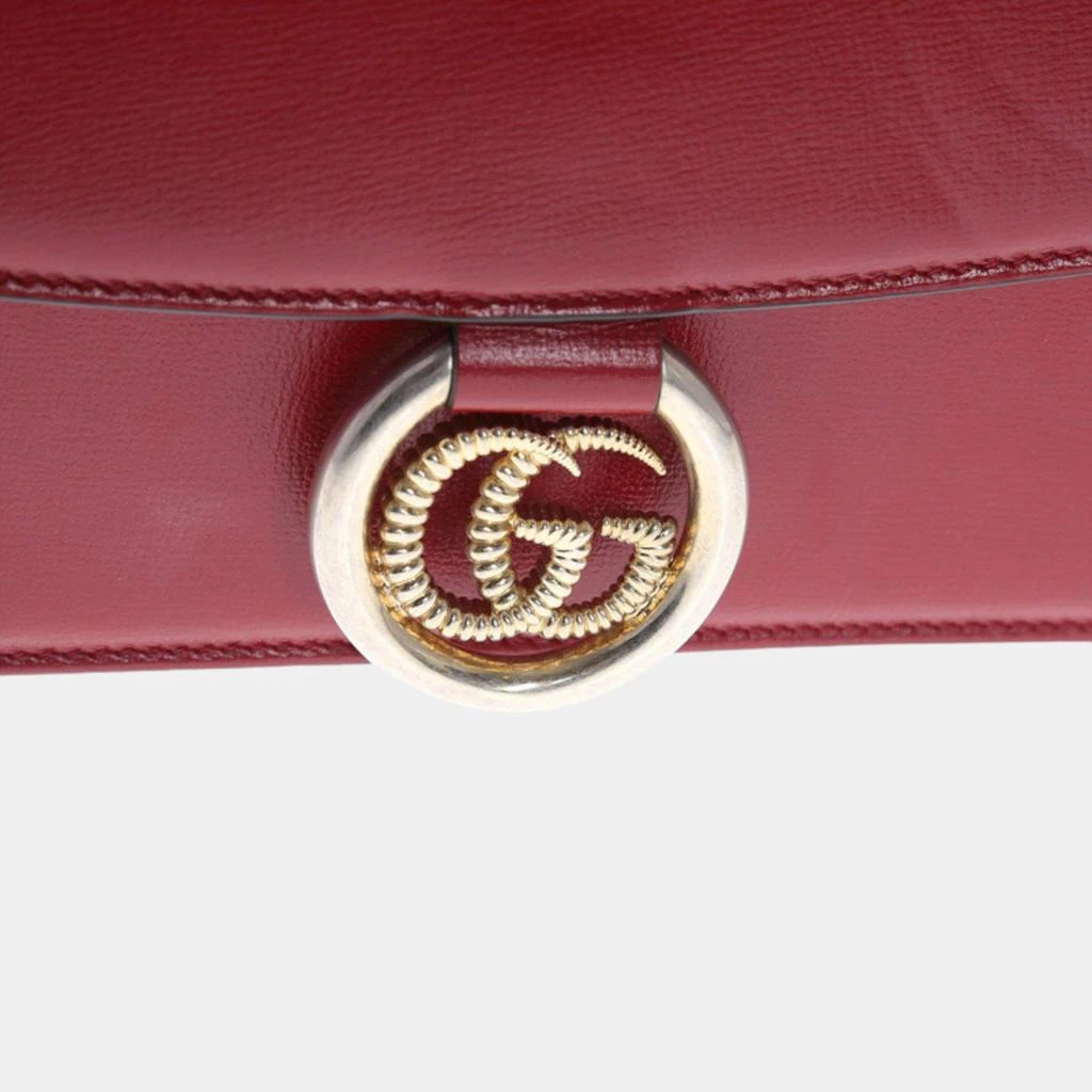 Gucci Gucci Red Leather Shoulder Bag (589474) 3