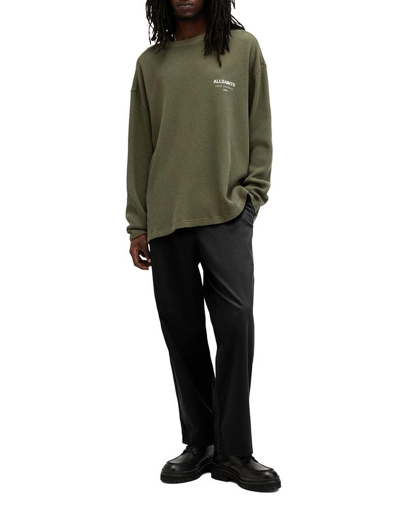 ALL SAINTS Crypt Long Sleeve Waffle Crew 2