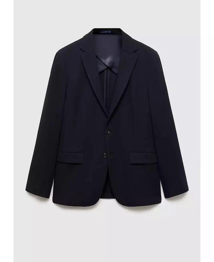 Mango Men's Structured Cotton Blazer 1