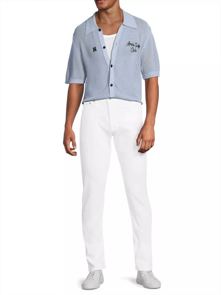 AMIRI Amiri Surf Club Crotchet Short-Sleeve Shirt 2