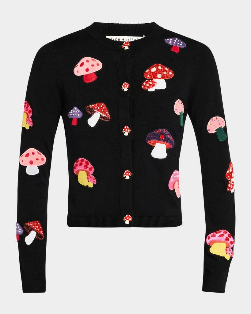 Alice + Olivia Ruthy Mushroom Cardigan 1