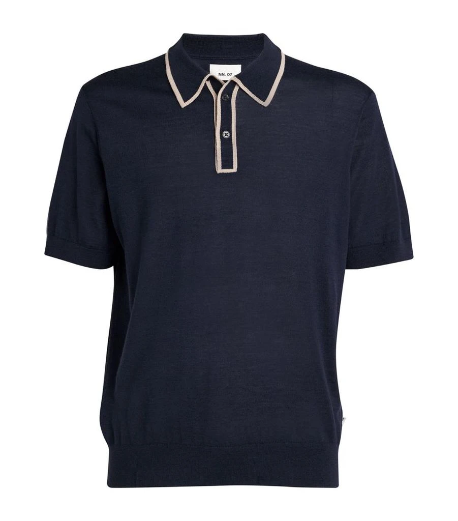 NN07 Knitted Polo Shirt 1